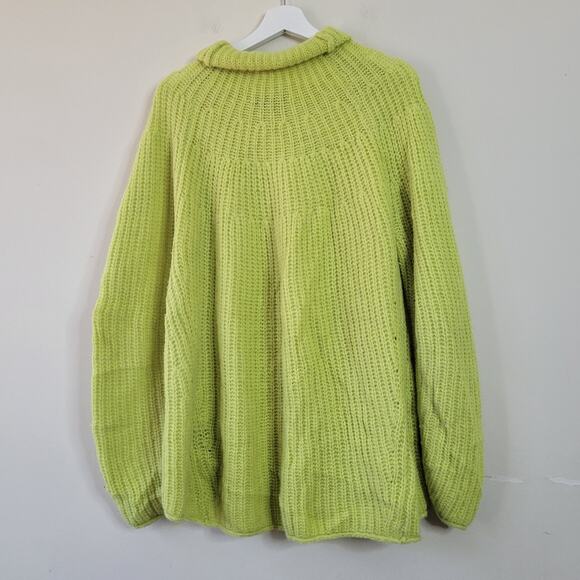 Rag & Bone Neon Joseph Turtleneck Sweater Wool Alpaca Blend Large - Picture 5 of 6